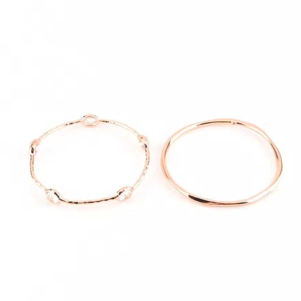 Ippolita Bangle Bracelets Sterling Silver Rosewash